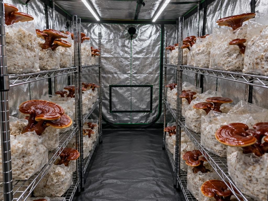 Reishi (Ganoderma lucidum) en culture